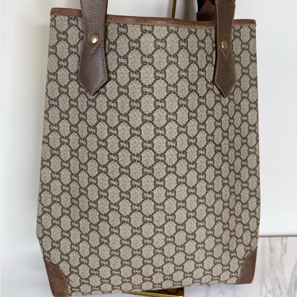VINTAGE GUCCI GG PLUS Monogram TOTE Bag. - Picture 4 of 14